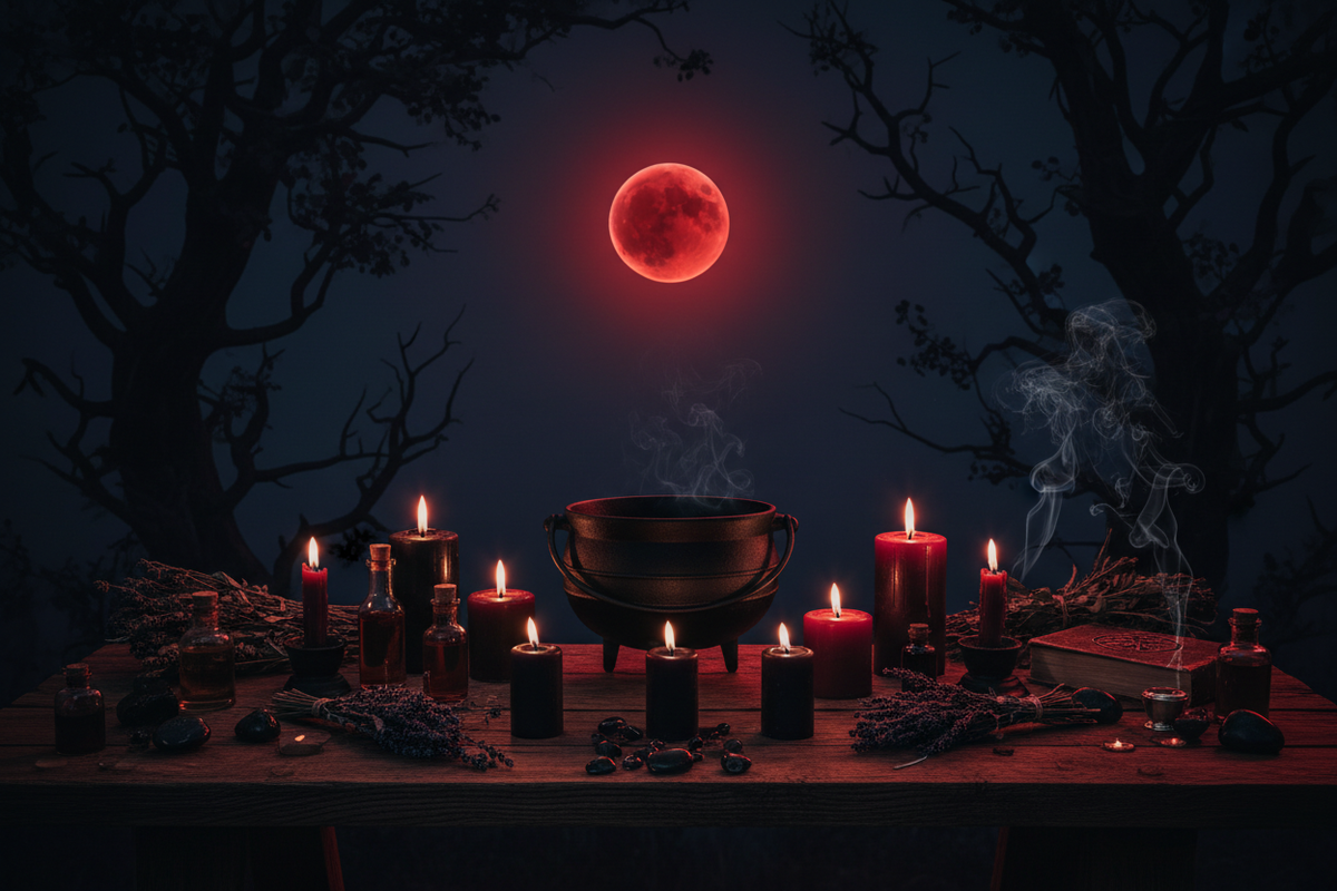 Blood Moon Rising — The Most Powerful Night for Ritual Work