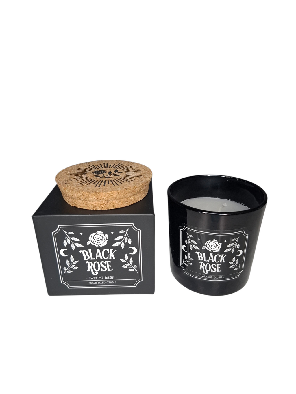 Black Rose Twilight Blush Candle