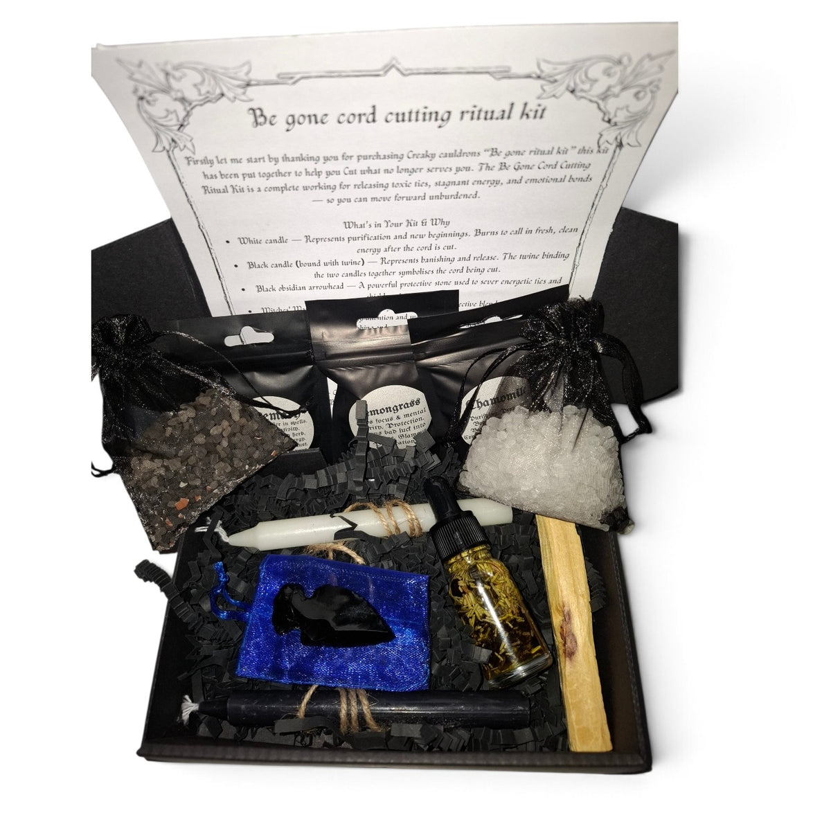 Be Gone Cord Cutting Ritual Kit