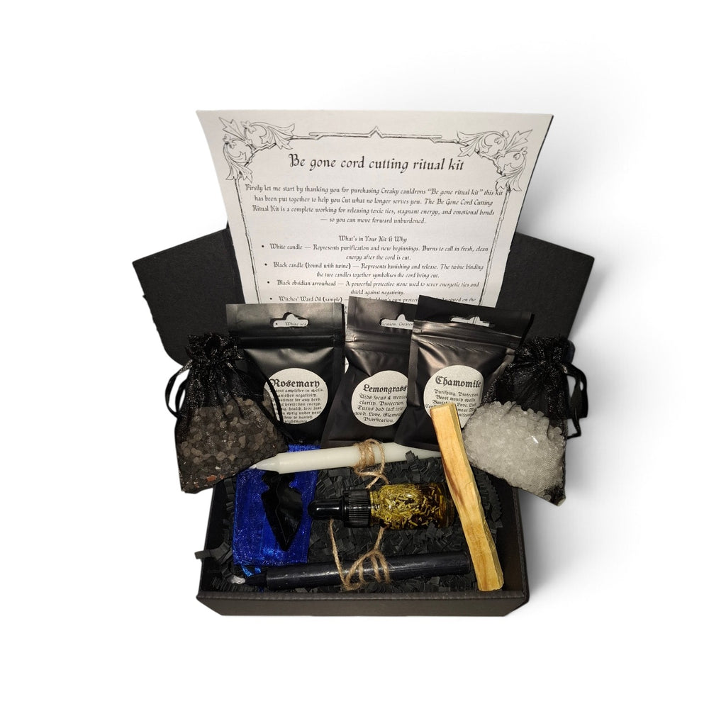 Be Gone Cord Cutting Ritual Kit