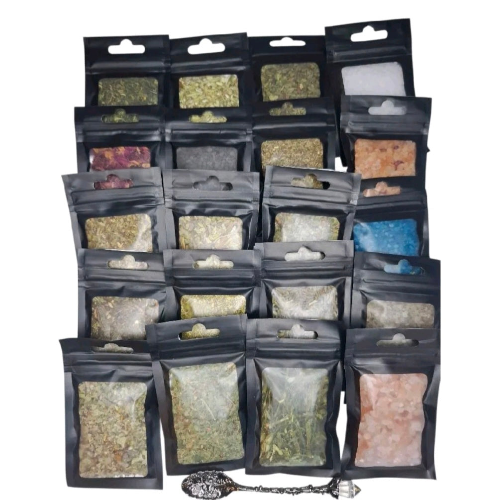 Witchcraft Apothecary Herbs &  Salts starter kit