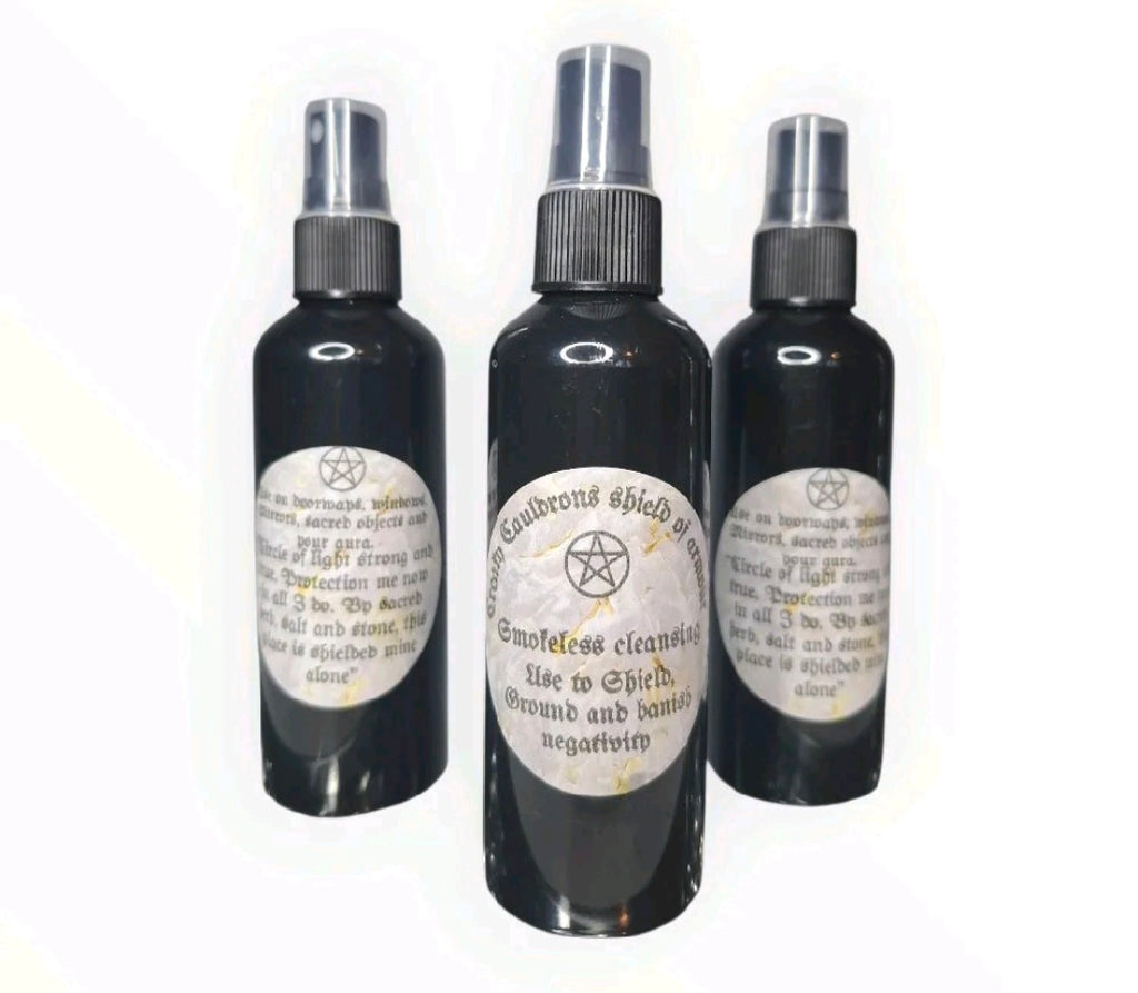 Smokeless cleansing spray Shield of armour