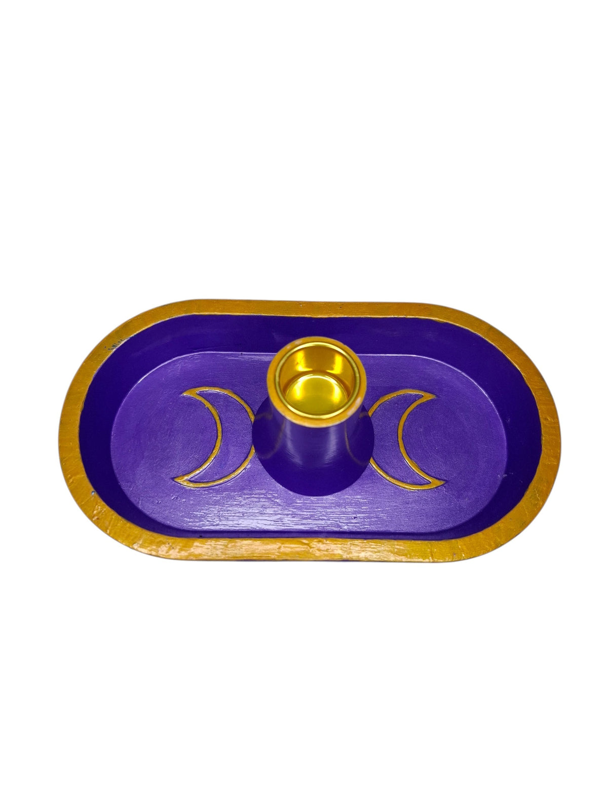 Heat & Water Resistant Ritual Tray with Candle Holder
