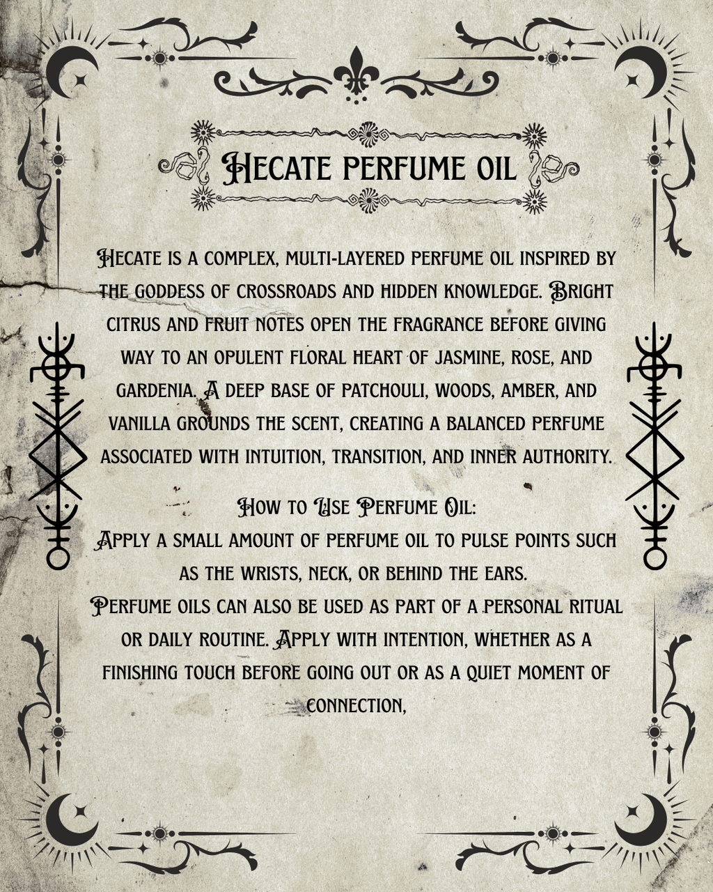 Hecate Perfume Oil