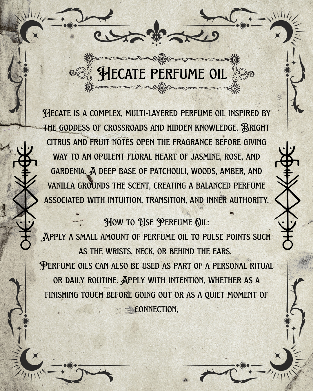 Hecate Perfume Oil